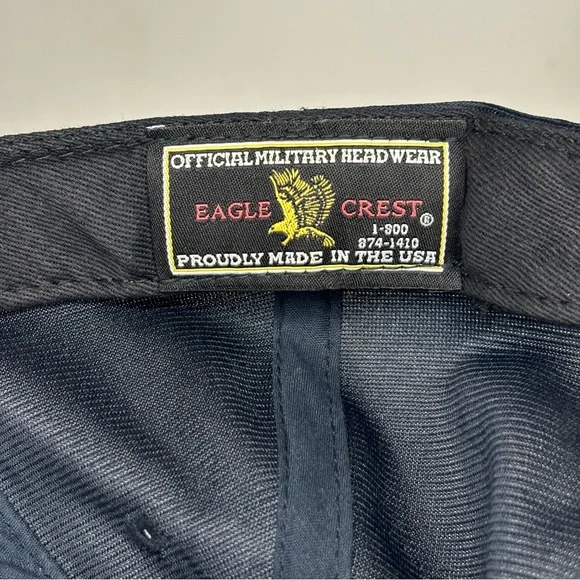 Vintage United States US Navy USS Theodore Roosevelt Snapback Baseball Cap Hat - Picture 4 of 5